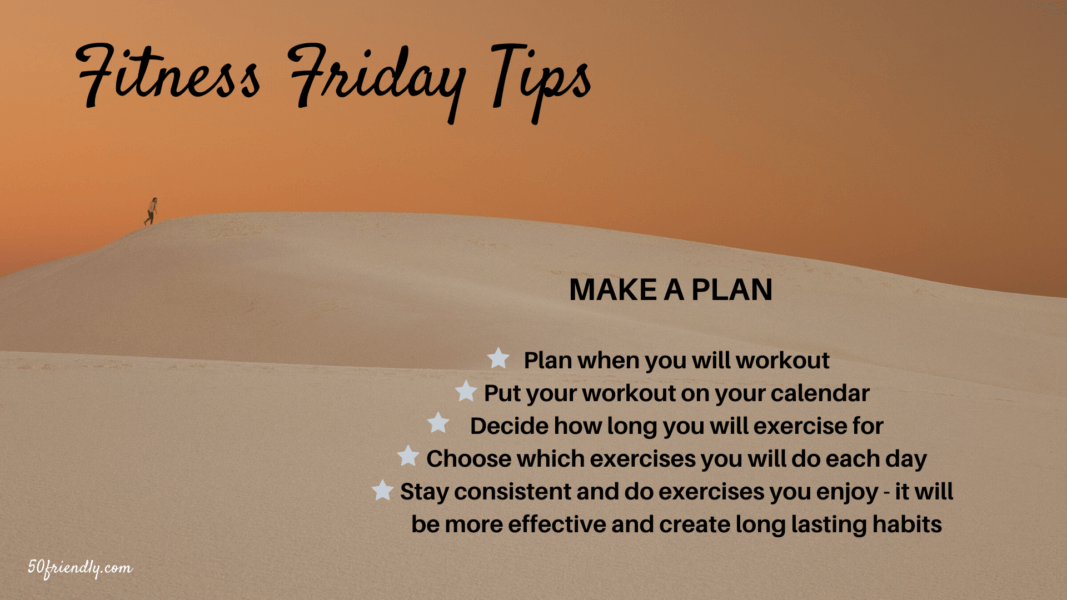 Make An Exercise Plan - Fitness Friday Tip 12 27 19 - 50 