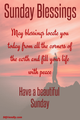 have a beautiful sunday filled with peace