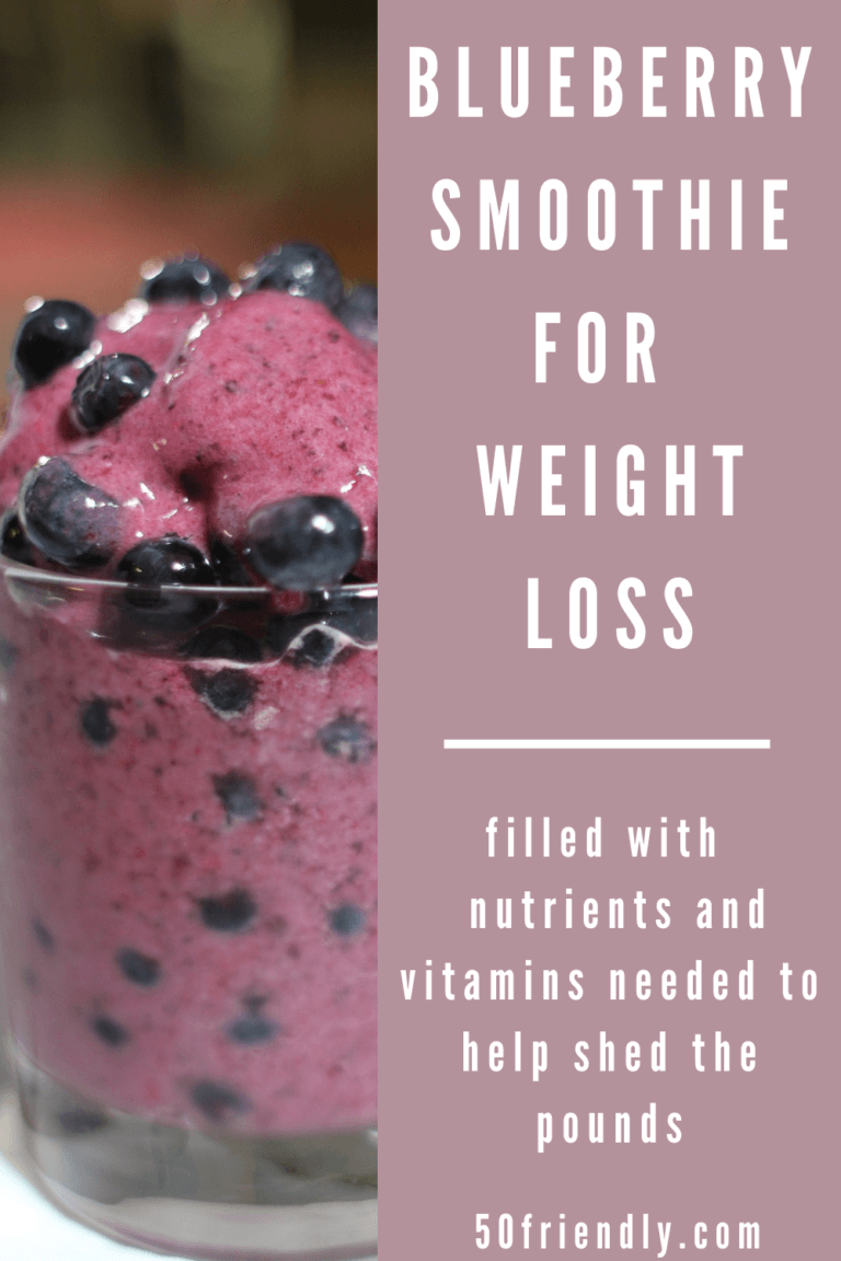 Blueberry Smoothie for Weight Loss - 50 Friendly