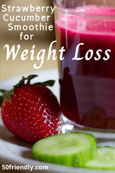 strawberry cucumber weight loss smoothie