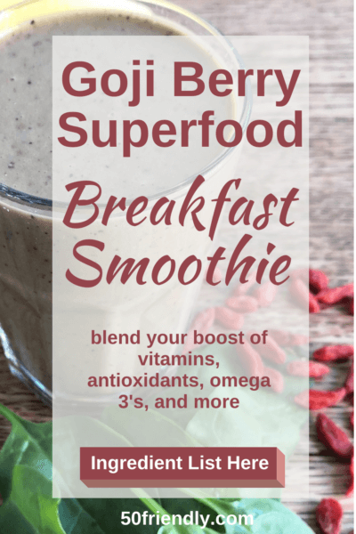 goji berry superfood breakfast smoothie