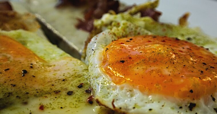 Sausage and Squash Hash with Fried Eggs