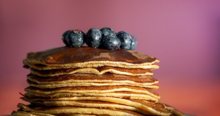 Protein Crepe with Blueberries