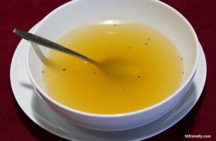 day 2 of the bone broth diet - fasting on broth