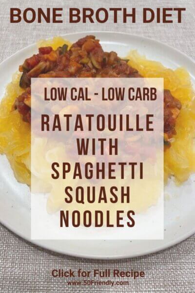 bone broth diet ratatouille with spaghetti squash