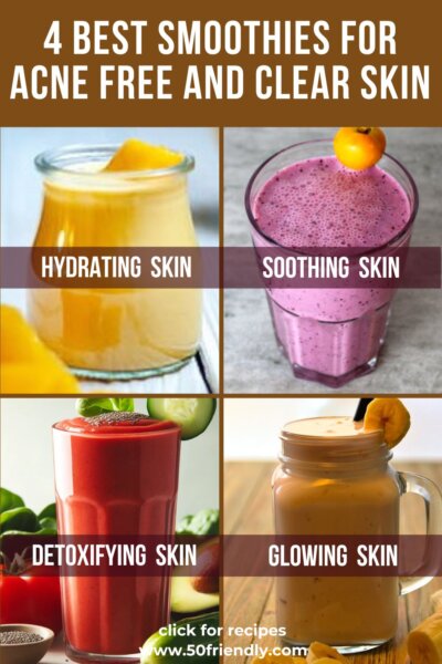 4 Best Smoothies for Acne Free and Clear Skin