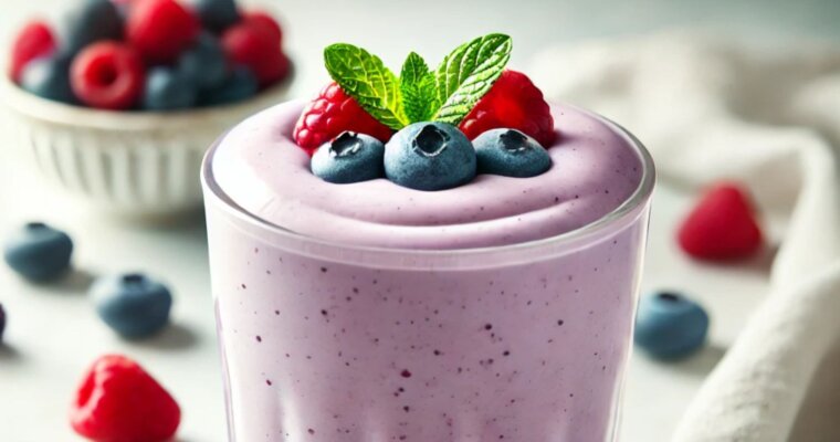 Berry Collagen Smoothie for Clear and Glowing Skin