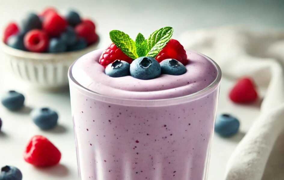 Berry Collagen Smoothie for Clear and Glowing Skin