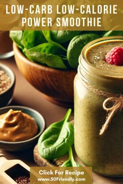 low carb low cal power smoothie