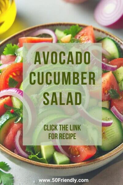 avocado cucumber salad