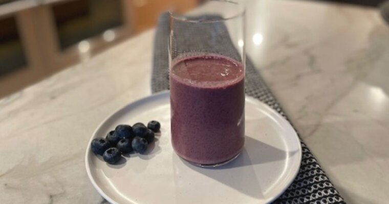 Blueberry Blackberry Smoothie Without Yogurt