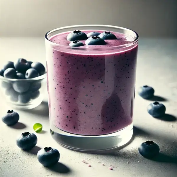 Blueberry Cucumber Smoothie | Low-Cal and Low-Carb