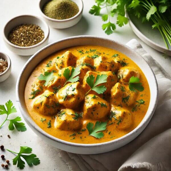 low cal low carb creamy chicken curry