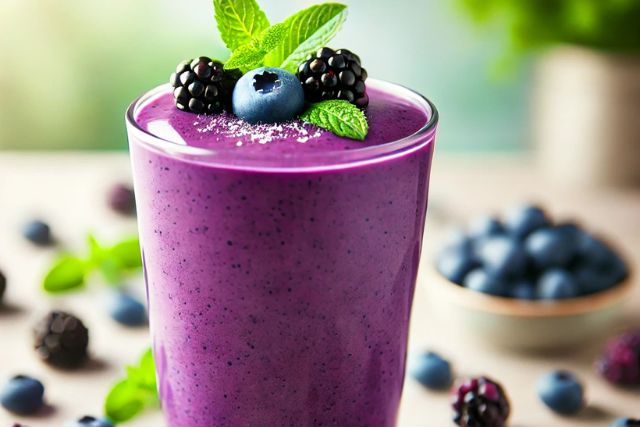 PURPLE/BLUE SMOOTHIES: ANTI-AGING & SKIN ELASTICITY