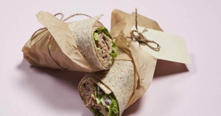 Low-Carb Low-Cal Turkey and Avocado Wrap