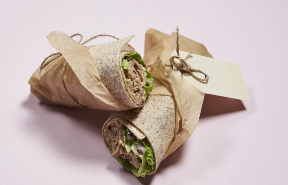 Low-Carb Low-Cal Turkey and Avocado Wrap