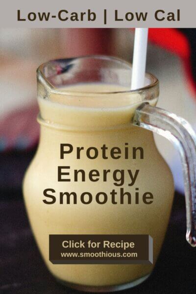 low-carb protein energy smoothie