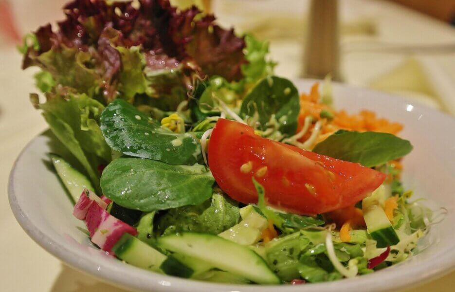 Lentil Soup with a Side of Mixed Greens